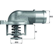 Integralthermostat mit Dichtung | VW T5,Touareg | TI 212 87D