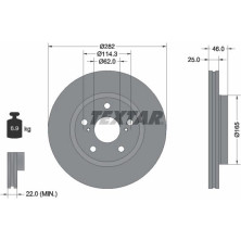 Bremsscheibe | 92341103