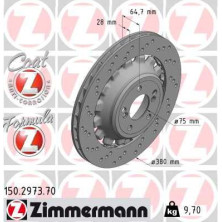 ZIMMERMANN Bremsscheibe | 150.2973.70