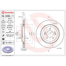 Bremsscheibe HA | HYUNDAI i30 17 | 09.D085.11