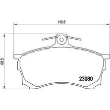 BREMBO Bremsklötze VA | MITSUBISHI Carisma VOLVO S40 95-06 | P 54 021