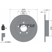 Bremsscheibe Nissan T. Maxima 95 | 92113103