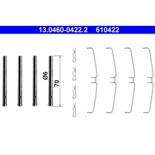 ATE Zubehör, Bremsbeläge 13.0460-0422.2 ATE Zubehör, Bremsbeläge 13.0460-0422.2