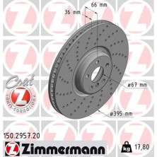 ZIMMERMANN Bremsscheibe | 150.2957.20