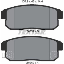 Bremsbelagsatz Mazda T. Rx8 03 | 2403901