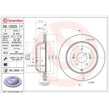 Bremsscheibe HA | KIA Sorento 15 | 09.C503.11