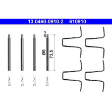 ATE Zubehör, Bremsbeläge 13.0460-0910.2