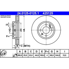Bremsscheibe | 24.0125-0125.1