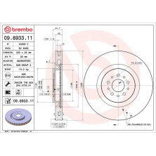 41 481 027 Bremsscheibe VA | ALFA 147 GTA 03 | 09.8933.11