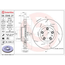Bremsscheibe VA | PORSCHE Panamera 10-16 | 09.C549.21