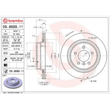 BREMBO Bremsscheibe | 09.8699.11