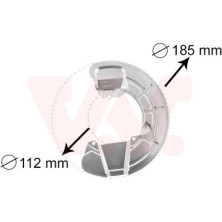 VAN WEZEL Spritzblech, Bremsscheibe | 5930372