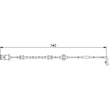 BOSCH | Automotive Verschleißsensor 1987474973