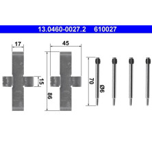 ATE Zubehör, Bremsbeläge 13.0460-0027.2