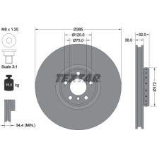 Bremsscheibe Bmw P. X5/X6 10- Le PRO+ 92266425