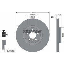 Bremsscheibe | 92306405