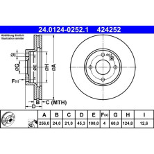 Bremsscheibe | 24.0124-0252.1