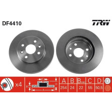 Bremsscheibe Kia P. Rio Ii | DF4410