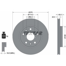 Bremsscheibe P.Suzuki Swift 05- 1,6 | 92204703