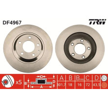 83 482 026 Bremsscheibe HA | MAZDA RX-8 03 | DF4967