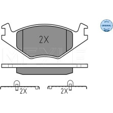 Bremsbelagsatz Vw P. Golf/Jetta/P | 252088715