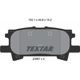 Bremsbelagsatz Toyota T. Lexus Rx300 03 2396701