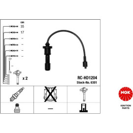 RC-HD1204 NGK - Zündkabelsatz 6301