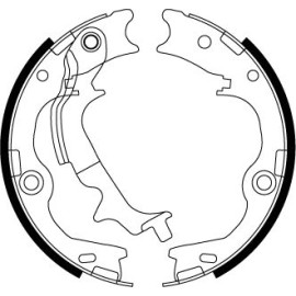 Bremsbacken GS8817