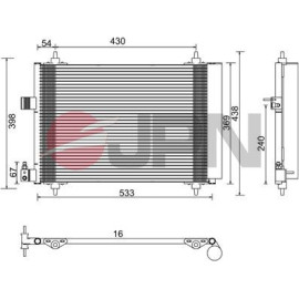 JPN Kondensator, Klimaanlage 60C9122-JPN