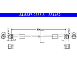 ATE Bremsschlauch 24.5237-0335.3