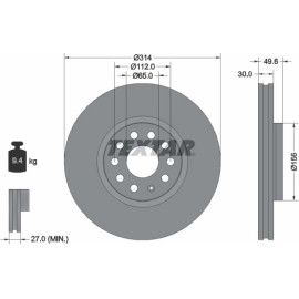 Bremsscheibe 92232405