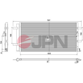 JPN Kondensator Klimaanlage 60C9080-JPN