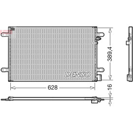 DENSO Klimaanlagenkühler DCN02037