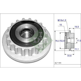 Generatorfreilauf 535 0118 10