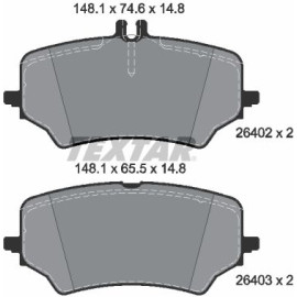 BREMSBELAGSATZ, SCHEIBENBREMSE 2640201