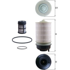 MAHLE Kraftstofffilter KX 581KIT MAHLE Kraftstofffilter KX 581KIT