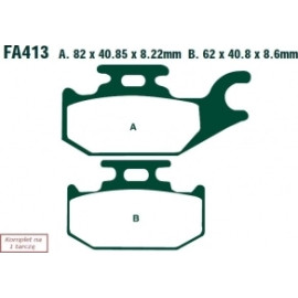 EBC Bremsklötze FA413TT EBC Bremsklötze FA413TT