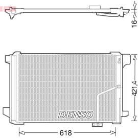 DENSO Klimaanlagenkühler DCN17035