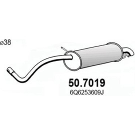ASSO Endschalldämpfer 50.7019 ASSO Endschalldämpfer 50.7019