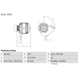Lichtmaschine 0 986 080 560