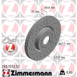 Bremsscheibe VA Sport 250.1372.52 Bremsscheibe VA Sport 250.1372.52