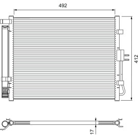 VALEO Klimaanlagenkühler 814402