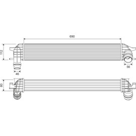 VALEO Druckluftkühler 818696