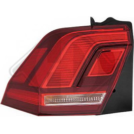 2256091 Diederichs Heckleuchte 2256091 links, LED/WY21W, rot/weiß, mit Lampenträger 2256091 Diederichs Heckleuchte 2256091 links, LED/WY21W, rot/weiß, mit Lampenträger