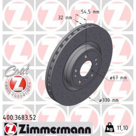 Bremsscheibe VA Sport 400.3683.52