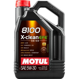 Motul 8100 X-clean EFE C2 /C3 5W-30 4 Liter 109171