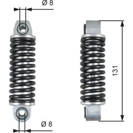 Schwingungsdämpfer, Keilrippenriemen T39151