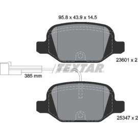 Bremsbelagsatz Fiat T. 500 0,9 13 2360104