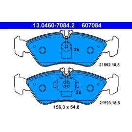 Bremsbelagsatz Db T. Sprinter 208-312 95 13.0460-7084.2