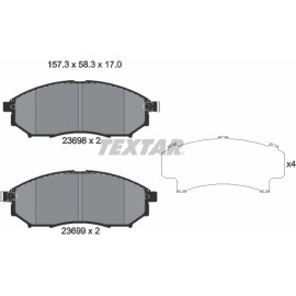 Bremsbelagsatz Infiniti P. M 10 2369803